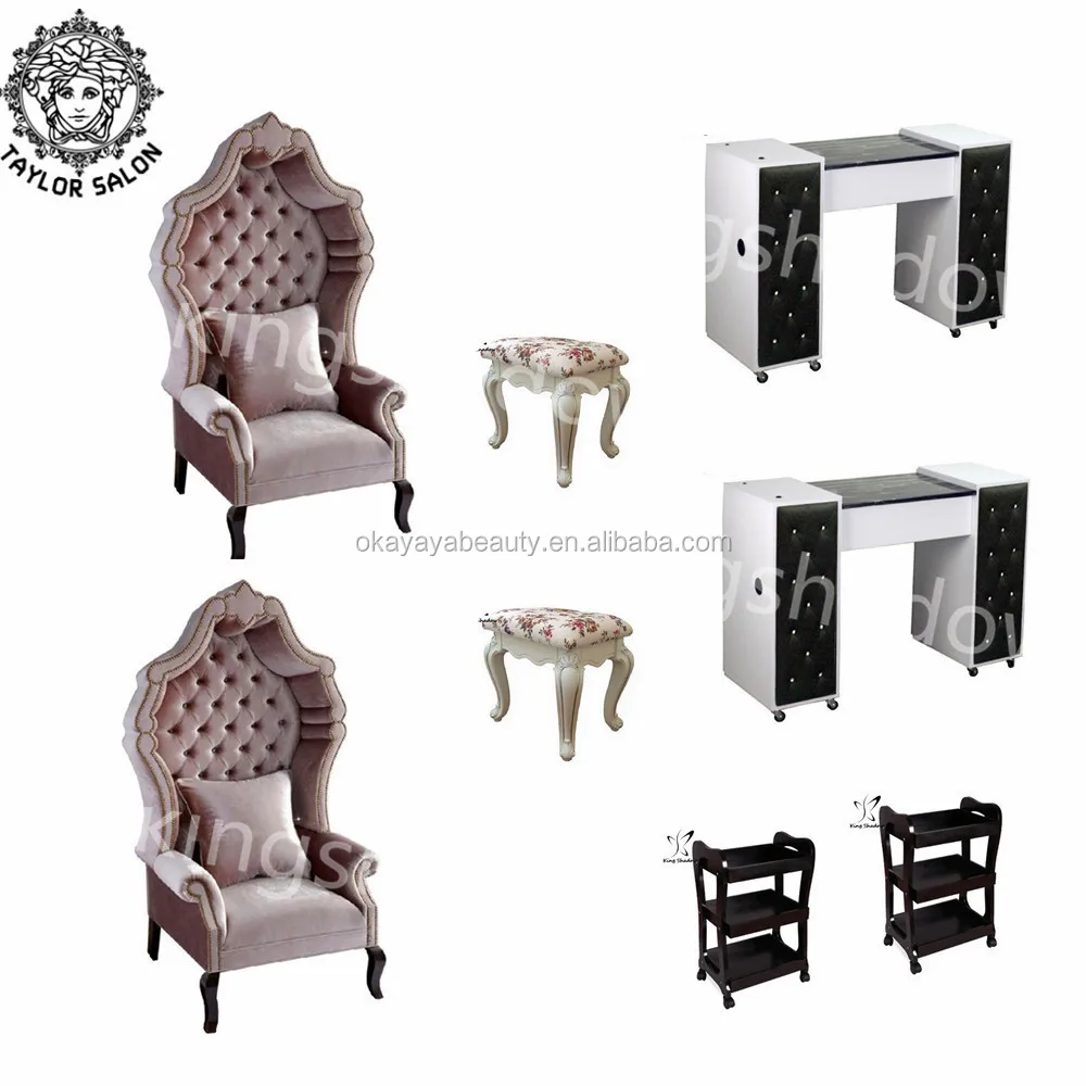 

nail manicure pedicure set wedding throne chairs spa pedicure chair