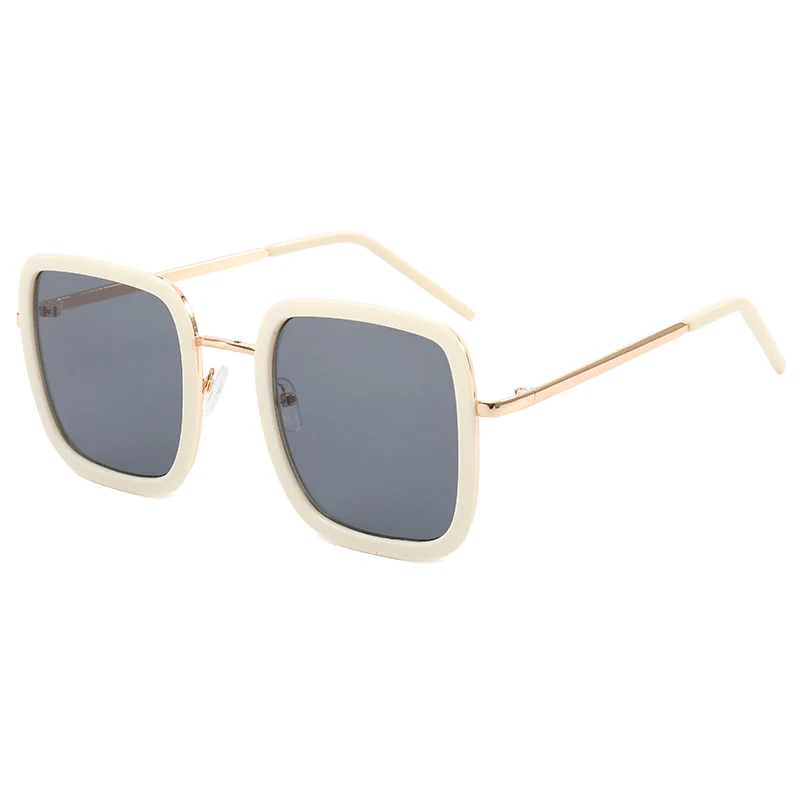 

High Quality Trendy Square Vintage Sunglasses Cheap Oversized Rectangle Sunglasses