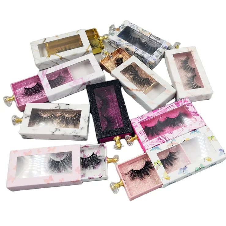 

Hot selling good quality Fur Magnetic Faux 5D mink eyelash, Black color