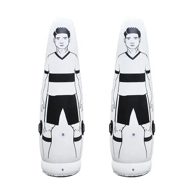 

Hot Sale  PVC Portable Inflatable Soccer Goalkeeper Football Training Dummy Mannequin Football