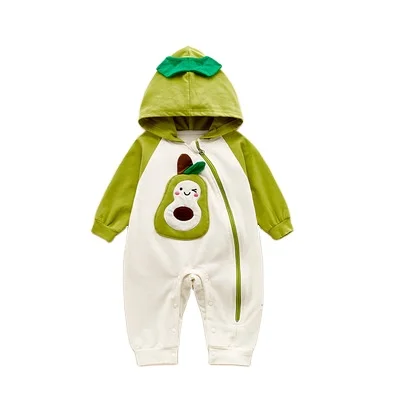 

Baby jumpsuits autumn hooded infant clothing children's clothing baby romper