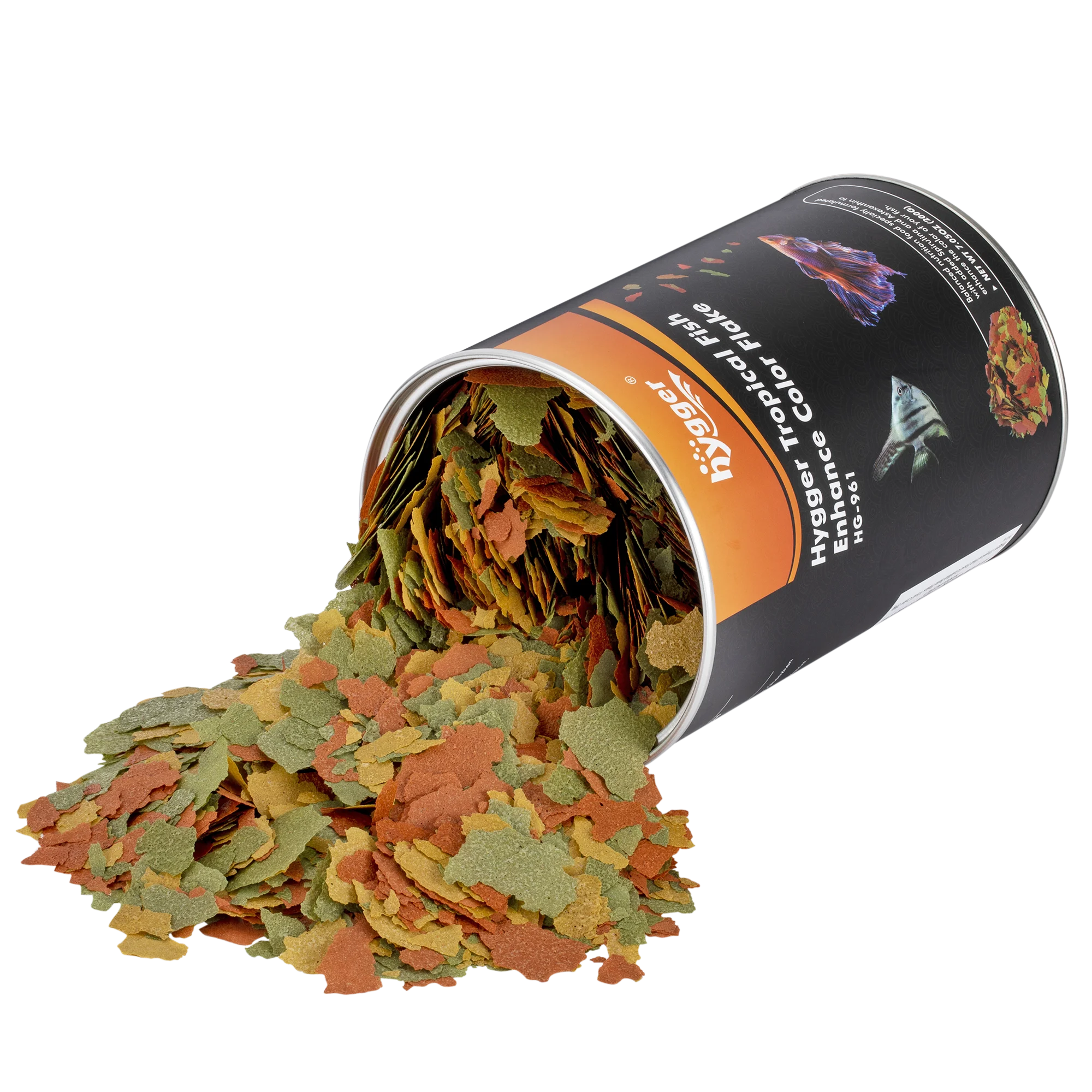 

hygger Fish Food Nutritionally Balanced Tropical Flake Food for Tropical Fish