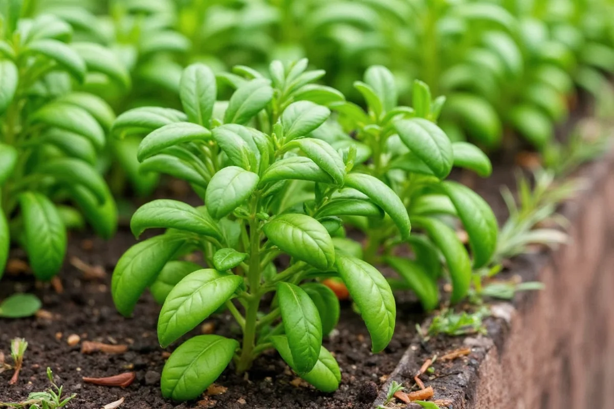 can you plant basil and rosemary together