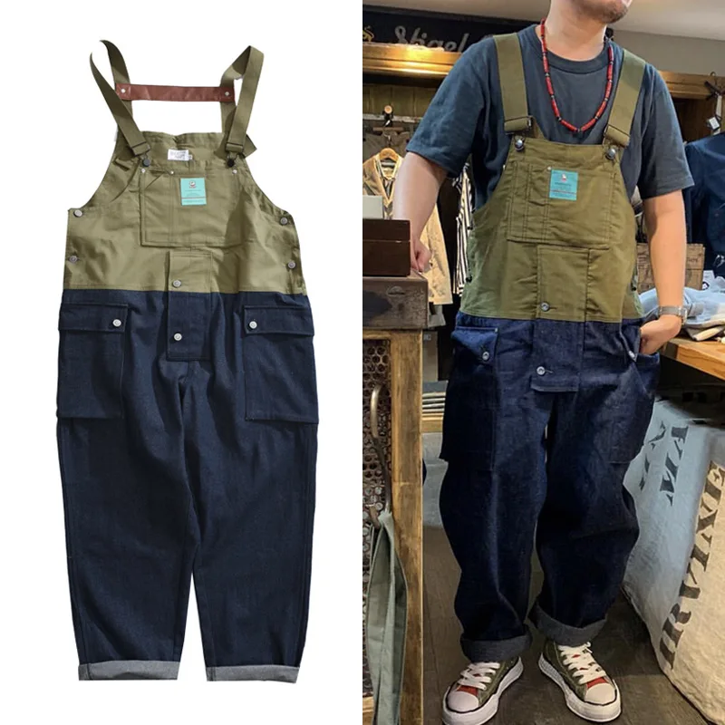 

Oem China Factory Denim Man Jean Overalls Ripped Trousers Men Jeans Jumpsuit