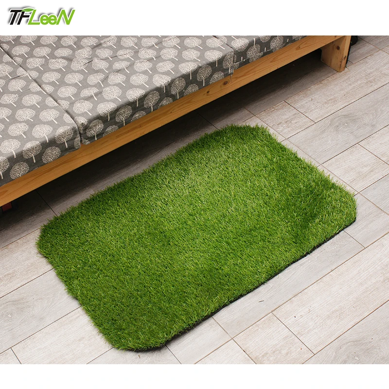 

Piece size artificial turf synthetic grass mat rug for car dog pet grass mat