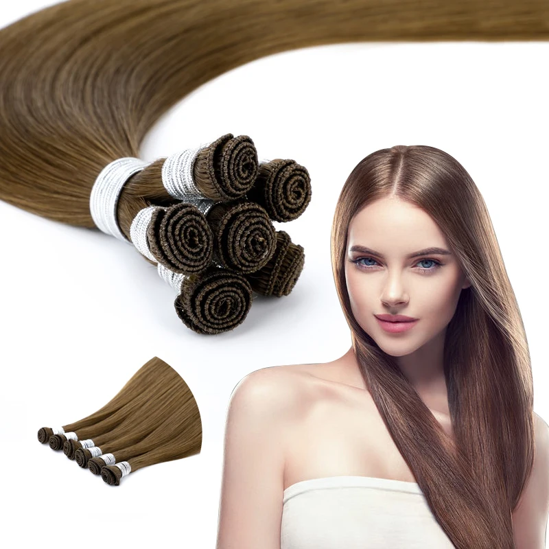 

Sobeauty Hair Qingdao Remy Human Weft Hair Extension, Blonde Double Drawn Human Hair Hand Tied Weft Extensions, Can customized