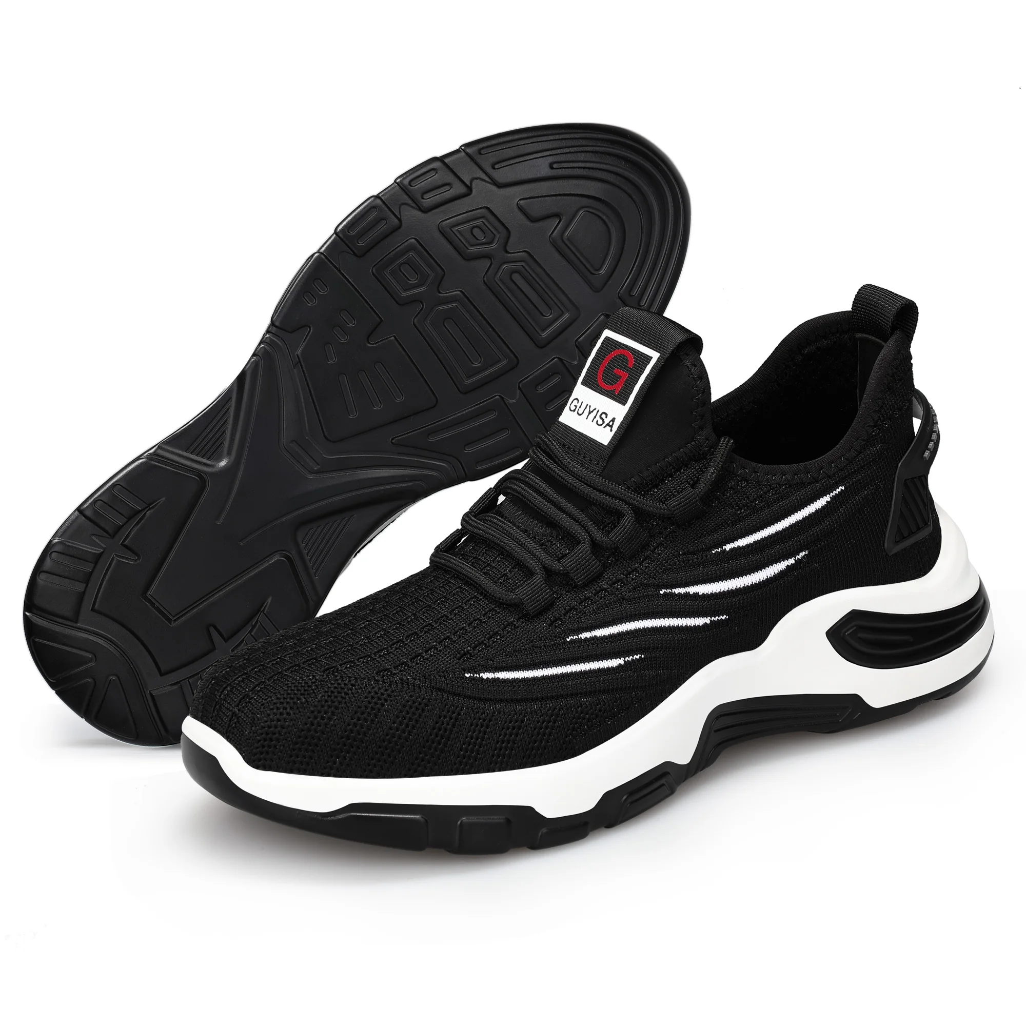 

Men Safety Shoes Fashion Light Weight Comfortable Industrial Work Shoes, As show