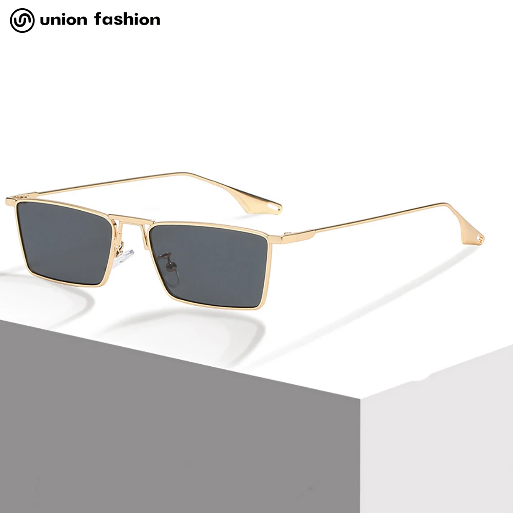 

Fashion Female Male Driving Small Square Metal Frame Outdoors Sunglasses