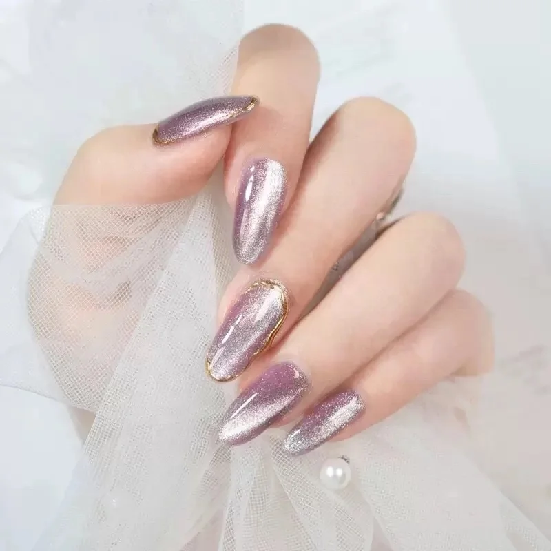 

Free sample RS Nail silver galaxy 9D cat eye gel OEM ODM service private label 9D magnet silver galaxy cat eye polish, 24 colors