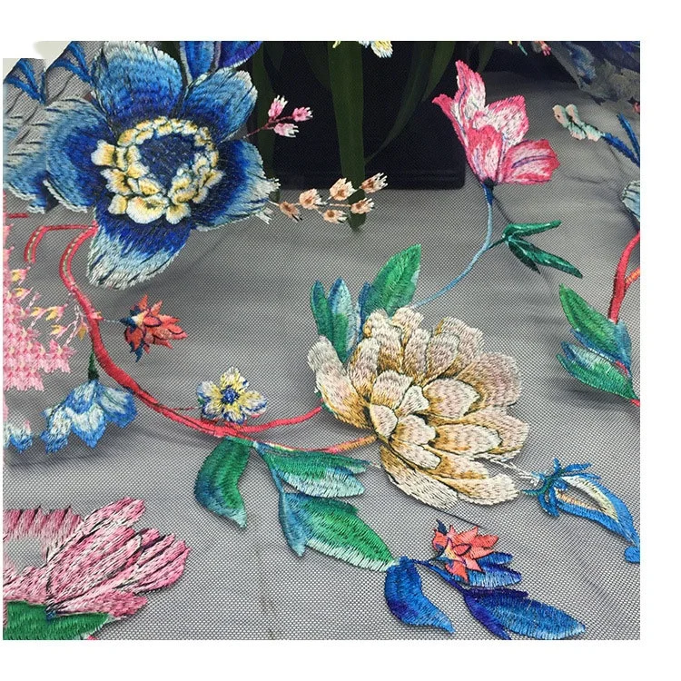 

China embroidery lace fabric for lady,digital printing lace