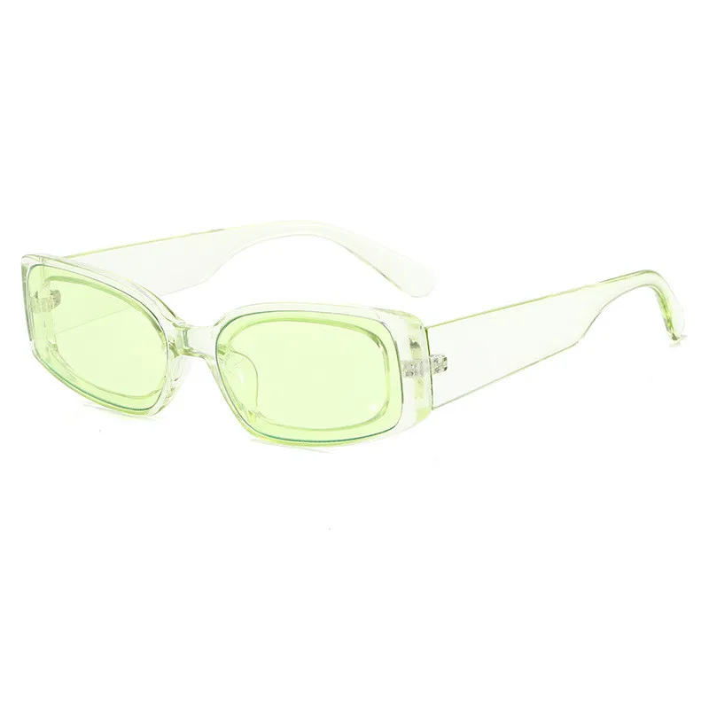 

Fashionable Retro Small Frame UV400 Protection Wide Temple Hiphop Sunglasses New Design Womens Sunglasses
