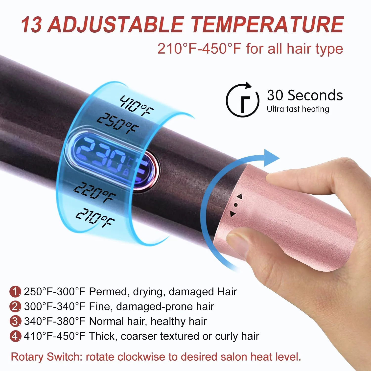 
Professional Hair straightening curly iron Dual Voltage 110V-240V Electric hair straightener curler 2 in 1 Flat iron 