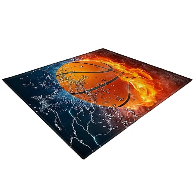 

TY Sports Basketball exercises Carpet Children Room Decoration Area Rugs Soccer Play Mat Boys Birthday Gift Living Room Carpets, Customized color