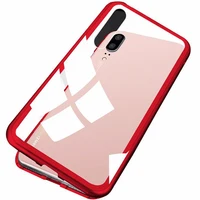 

OTAO Back Cover For Xiaomi Redmi Note 8 7 6 5 Pro k20 MI 8 9 SE Tempered Glass Metal Magnetic Phone case 360 Full Cover Caso