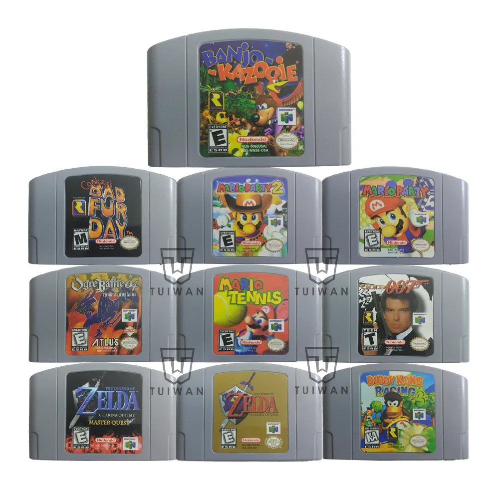 

Banjo-Kazooie Banjo Kazooie For N64 Game Card USA NTSC Version Retro Video 64 Bit N64 Cartridges