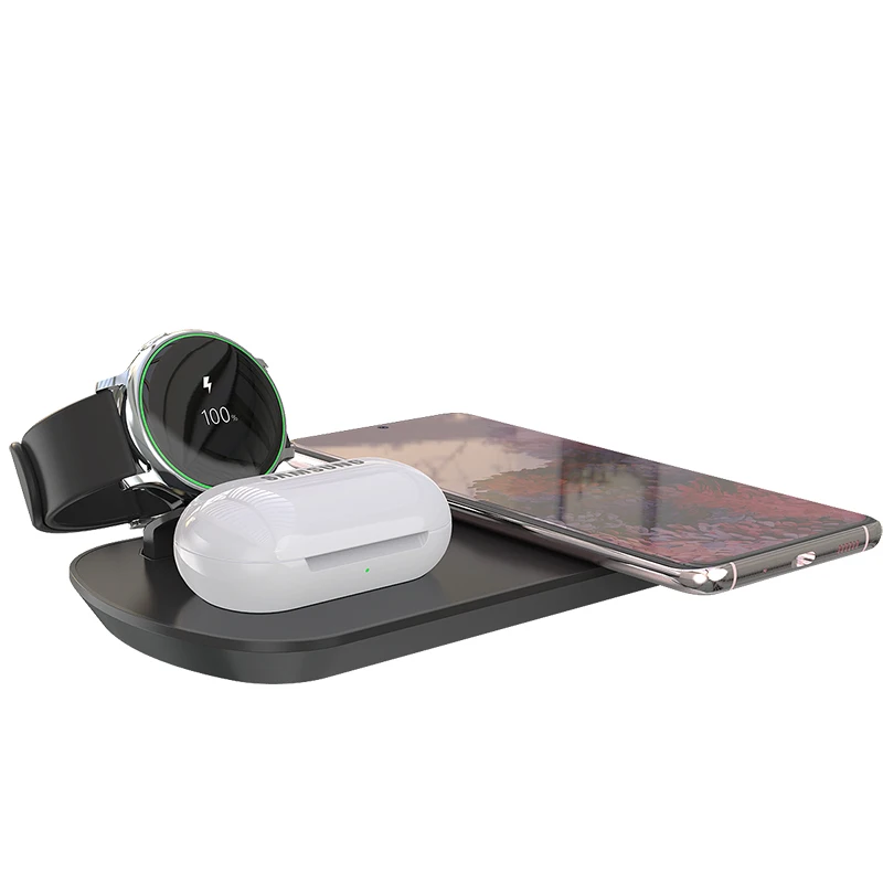 

Multifunction 3 in 1 wireless charging charger backup for Samsung