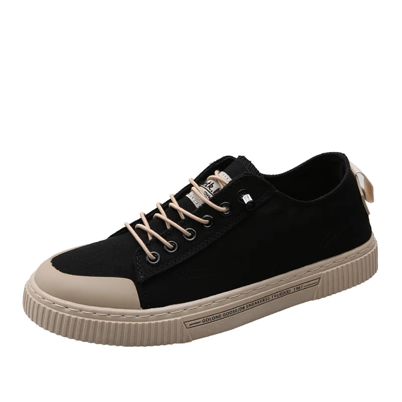 

Wholesale New Trend Fashion Lightweight Low-cut Canvas Breathable Trendy Summer All-match Trend Board Mens Casual Shoes