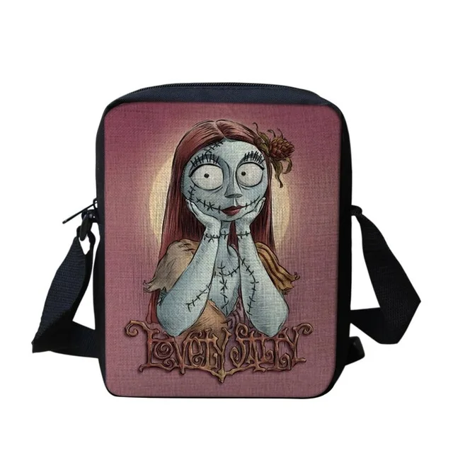 

Jack Skellington Printed Messenger Crossbody Bags Nightmare Before Christmas Crossbody Bags Female Handbag Shoulder Bags Set, Customized