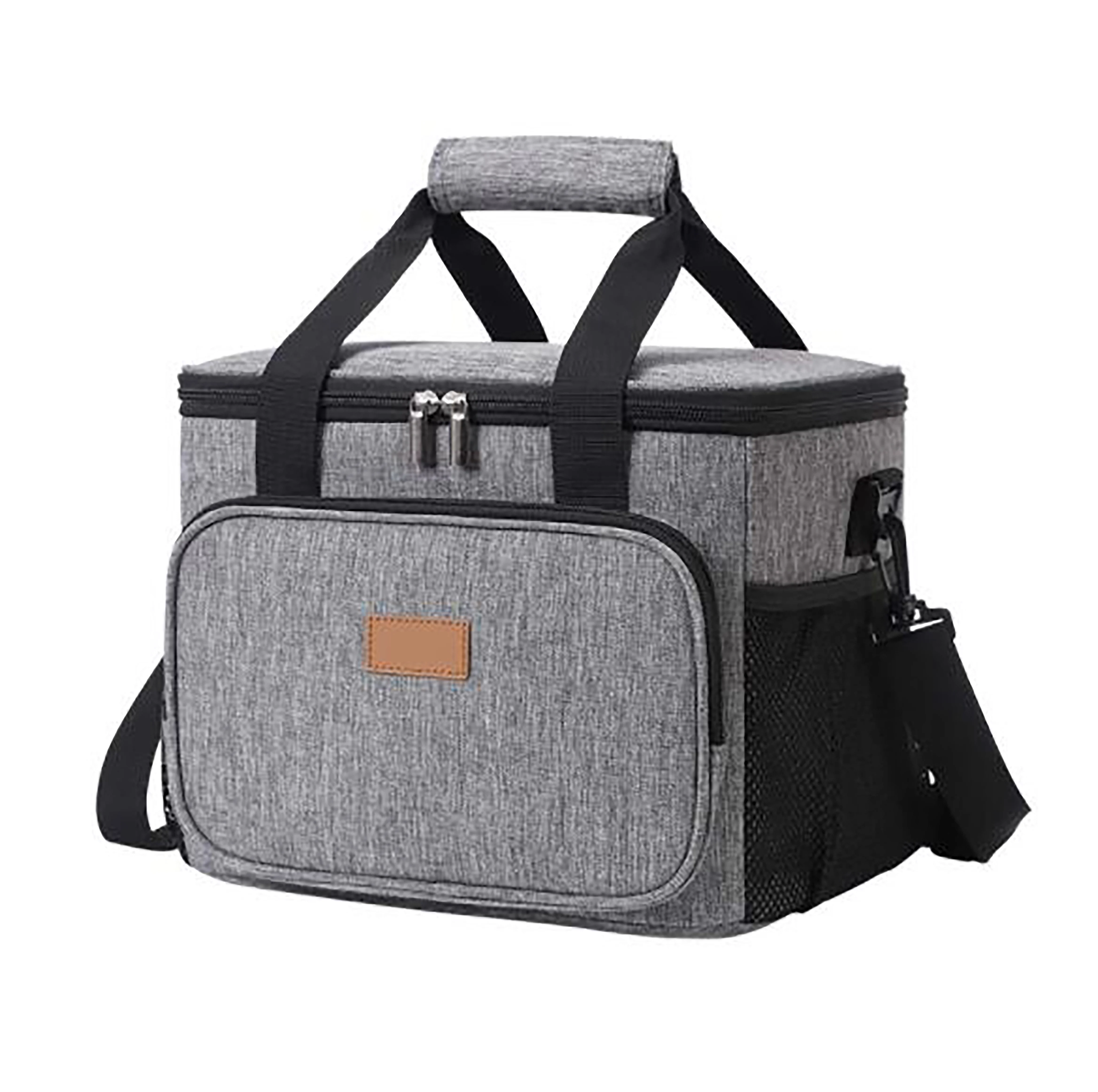 

Insulated food delivery with handle and adjustable shoulder strap cooler lunch bag, Customized color