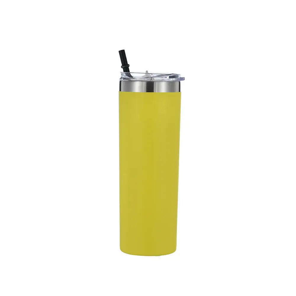 

Mikenda wholesale sublimation coated 20oz Stainless steel double wall tumbler with straw