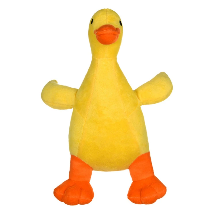 

Wholesale Pet Molar Toy Rhubarb Duck Plush Sound Toy Dog Chew Toy