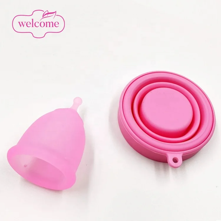 

Reusable Medical Science Wholesale Menstrual Cup 100% Medical Silicone Free Sample Menstrual Cup for Panties Women Ladies