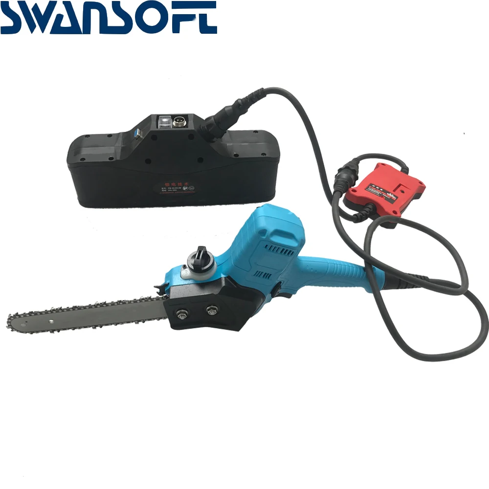 

Swansoft 400W Automatic Professional Wood Cutting Machine Electric Portable Chainsaw