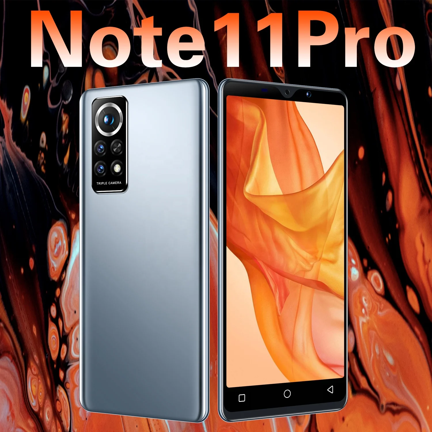 

2022 hot selling smartphone free shipping android phone Note11Pro mobile phone 5.0 Inch telephones 4G