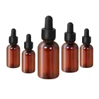 卸売 0.5/1/2 オンス製薬アンバーガラススポイト瓶と 15/30/50 ミリリットルボストンラウンドガラススポイトボトル