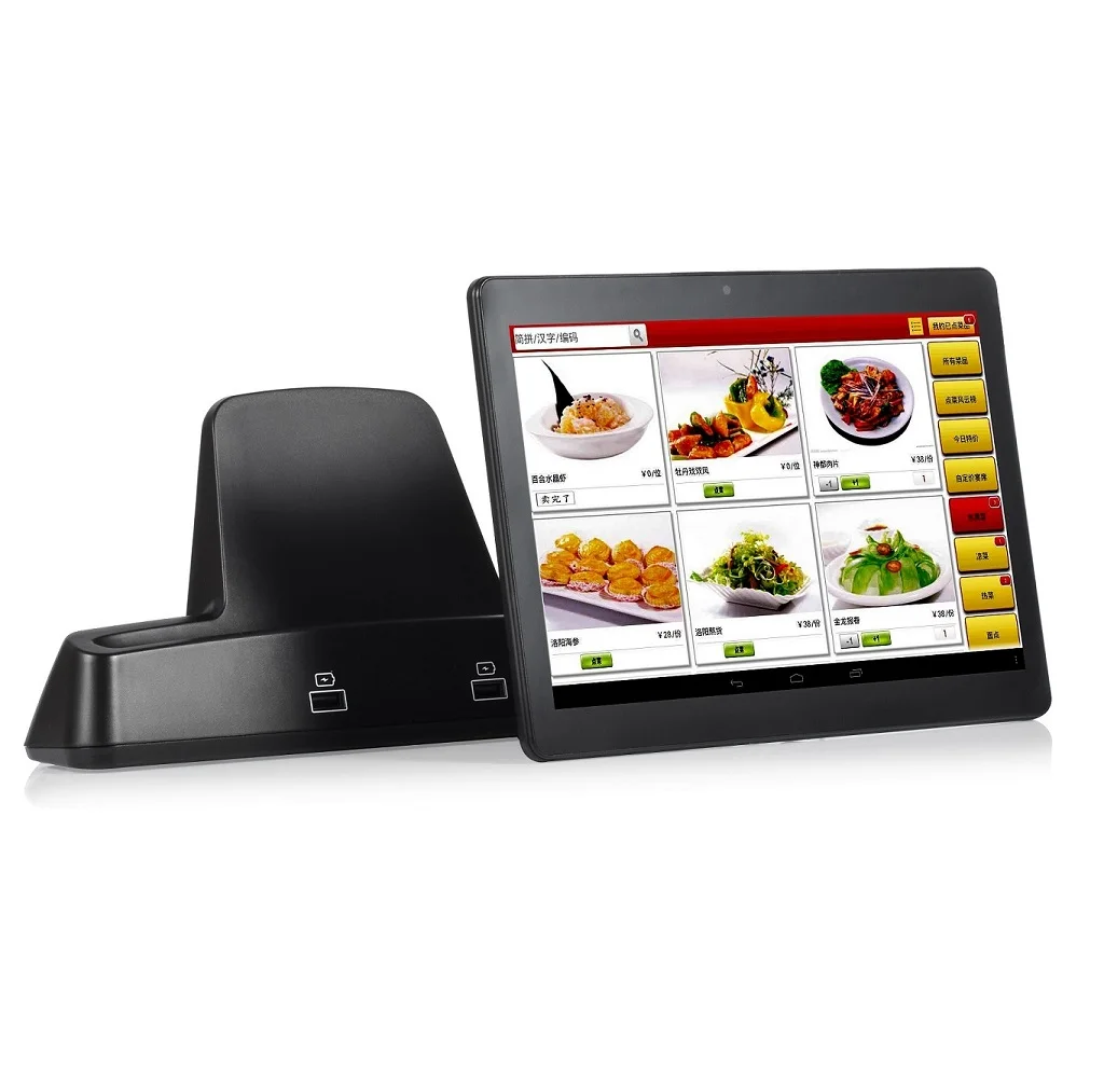 

2020 new oem 10inch android tablet restaurant tab android 9.0 wireless charging tablet with docking station industrial tablet pc