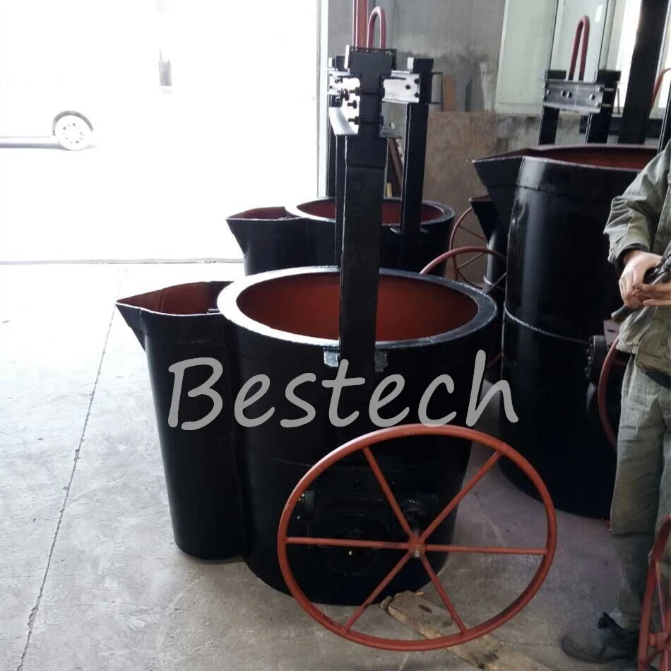 0.3T-5T Foundry industry molten iron steel casting ladle