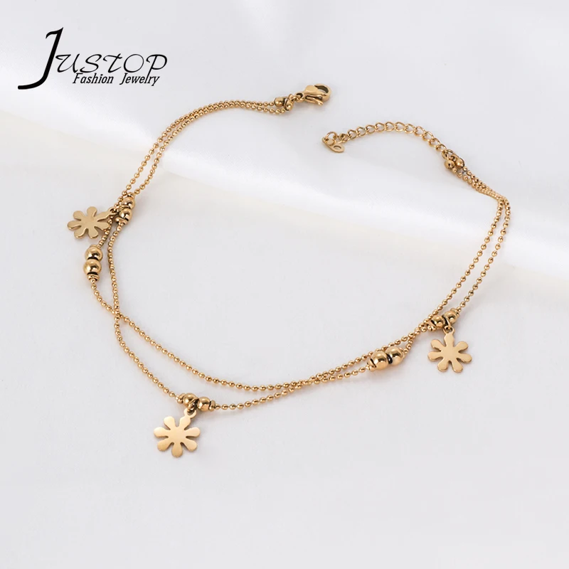 

Fashionable Flower Charms Foot Jewelry Women's Anklet Accessories Accessories For Women