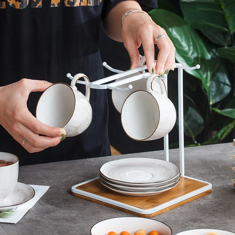 

Creative Series Painting Fine Porcelain Tea ware Sets, Brown