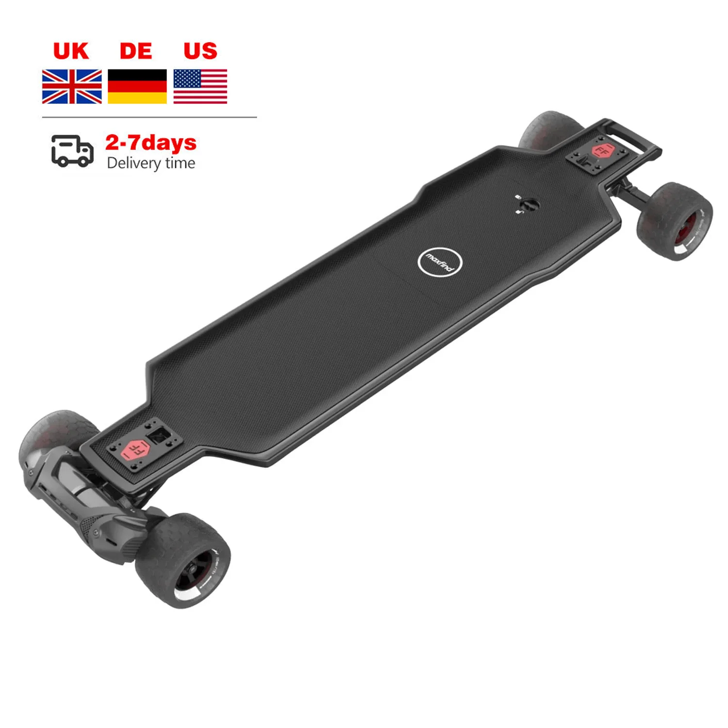 

European and American warehouse express fastest patineta electrica adults offroad electric skateboard 4wd