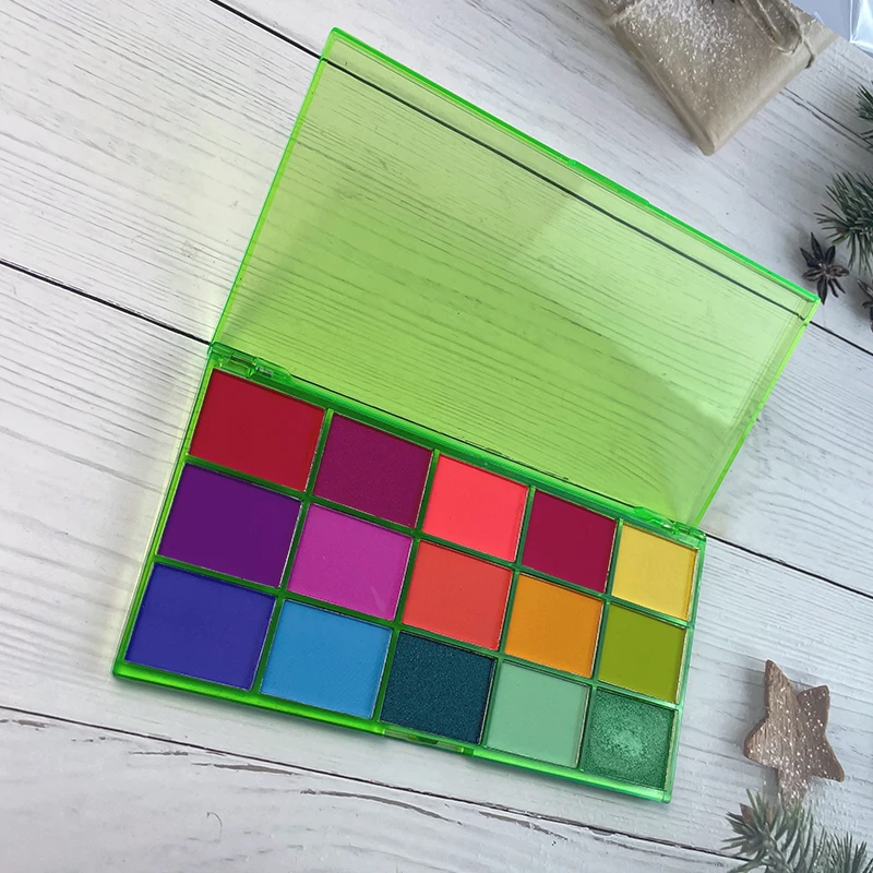 

Wholesale Vegan natural colorful pigmented eye shadow eyeshadow palette sticker label