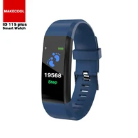 

2019 trending amazon IP67 Waterproof Heart Rate Smart Band Bracelet With Blood Pressure 115plus smart bracelet