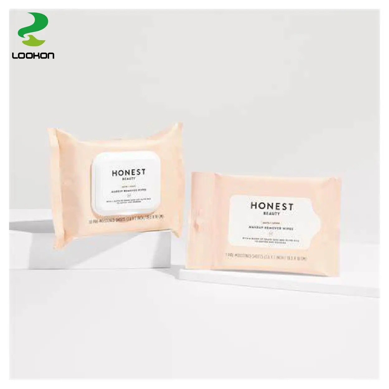 

Lookon made fresh clean Coconut Water Wipes Wet Facial Cleansing Cloths Cucummbers Soothing Hypoallergenic with Cotton