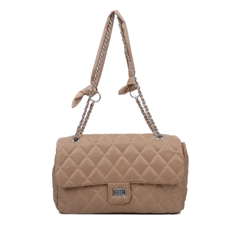 

2022 Qulited PU Leather Women Luxury Bag Underarm Shoulder Chain Women Big Shopping Handbag Ladies Large Messenger Bags
