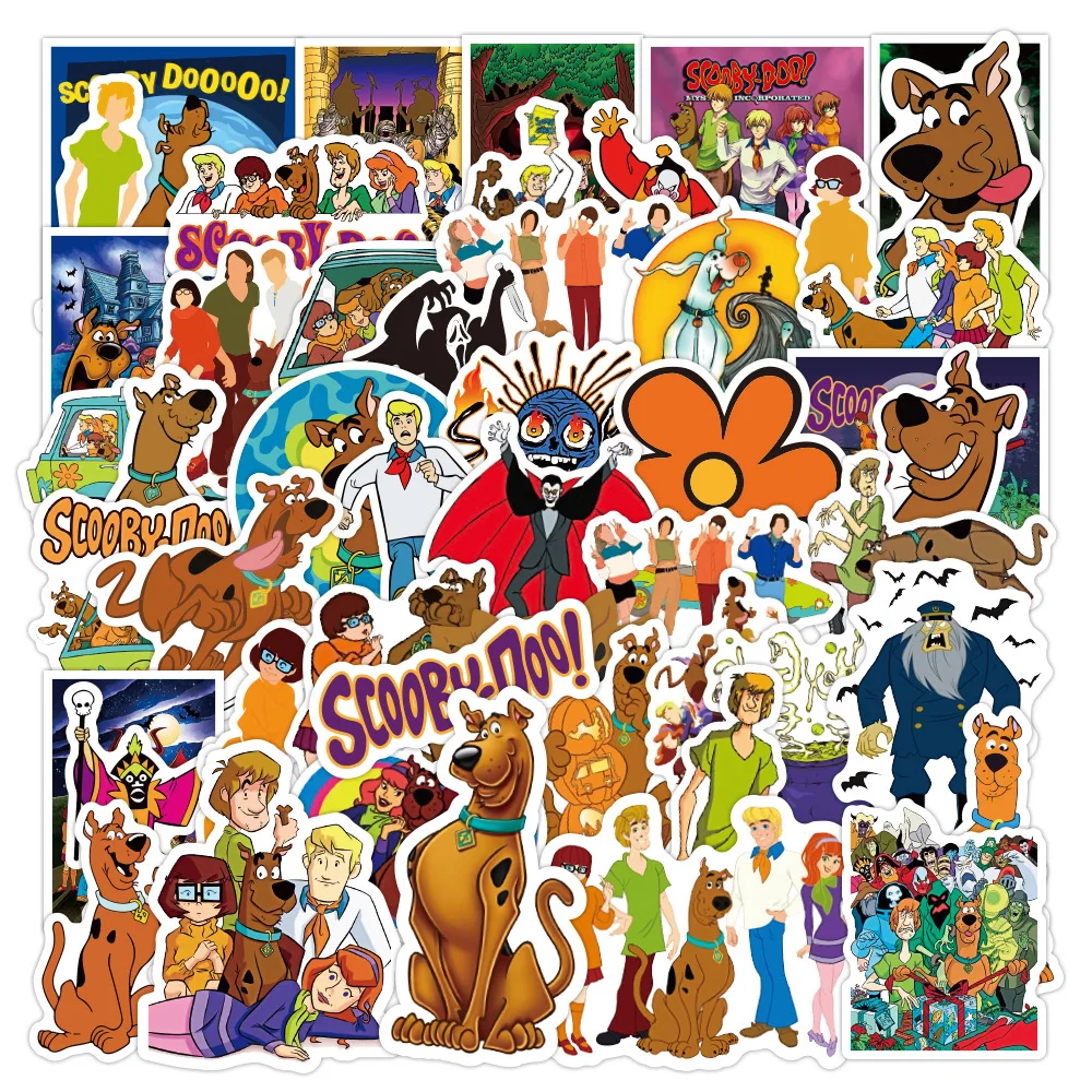 50pcs Classic Animation Scooby Doo Graffiti Waterproof Stickers ...