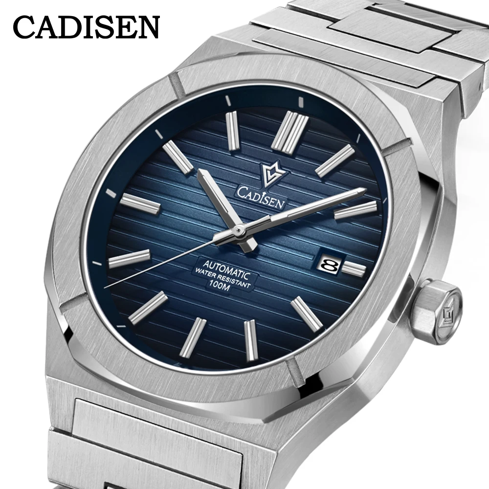 

CADISEN C8200 40mm New Design Wristwatch Retro Luxury Sapphire MIYOTA 8215 Automatic Mechanical Watches 10Bar Luminous Men Watch