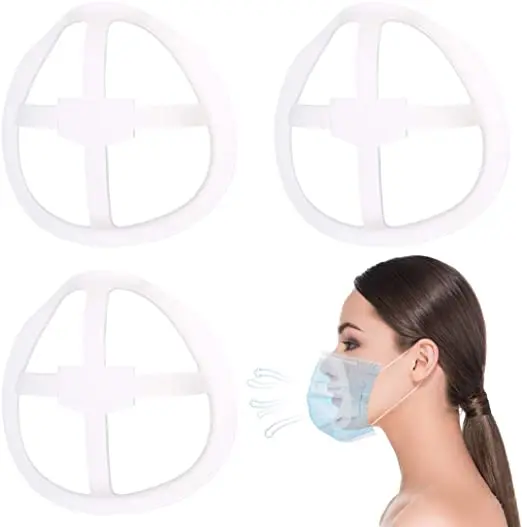 
3D masked support guard Reusable Inner Support Frame Disposable Masking Stand Face Masking Holder for Comfort Breathing 
