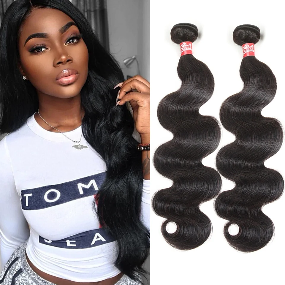 

Top 10A 8 to 28 Inches mink temple indian virgin brazilian hair remy body wave hair bundles wholesale human hair weaving vendors, Natural black