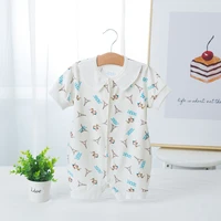 

Baby wears clothes 100% cotton short sleeve long leg baby romper bodysuit