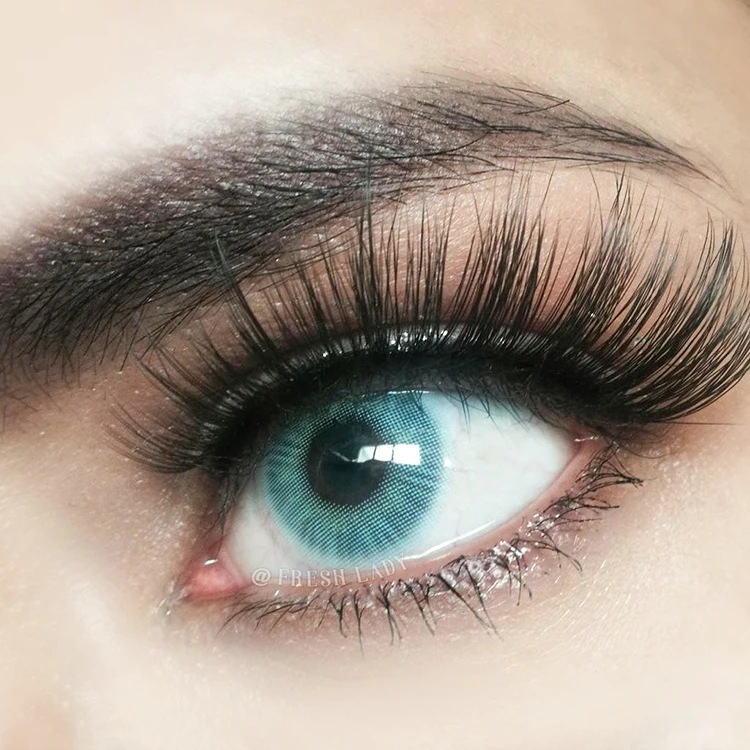 

Fresh Lady Cherry Collection Ocean Blue Color Contact Lenses