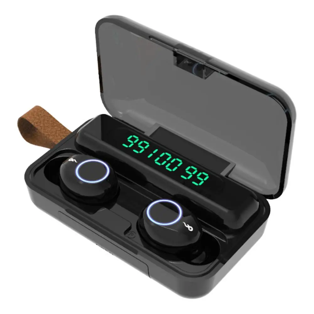 

TWS Wireless 5.0 Earphone 9D HiFi Stereo Sport Waterproof Wireless Headphones