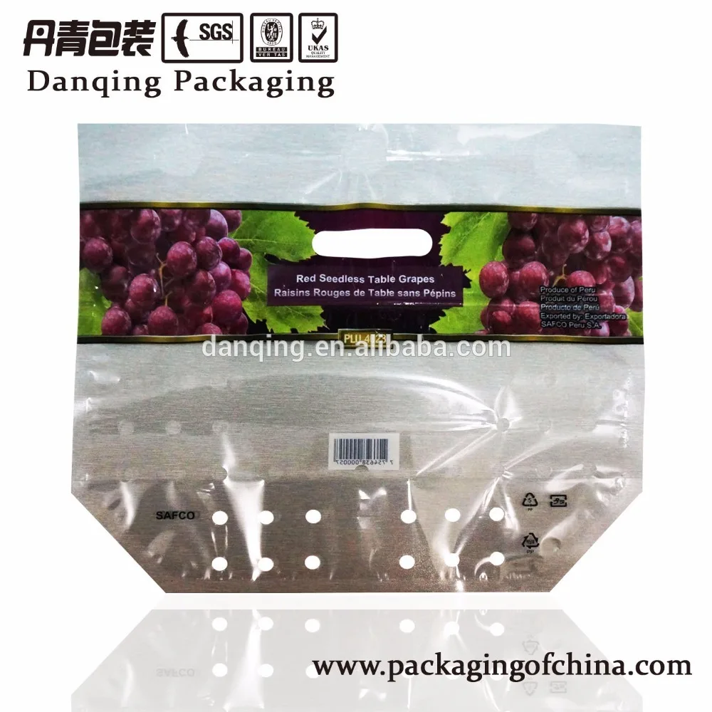DQ PACK China suppliers New products for fruit packing bags of disposable Transparent plastic fruit liner food pouch