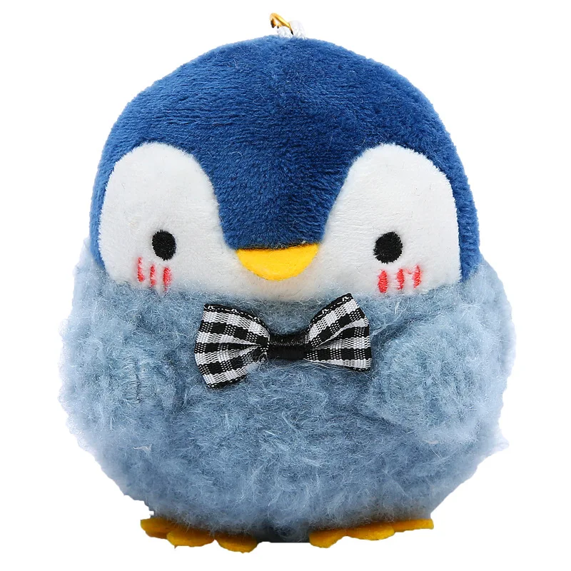 

Hot Souvenir Gifts Cute Plush stuffed toy key ring chain small penguin Cartoon Kawaii animal Keychain pendant