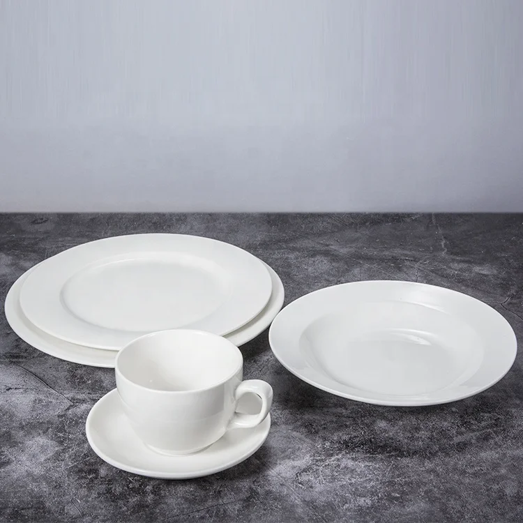 supplier white hotel ceramic tableware