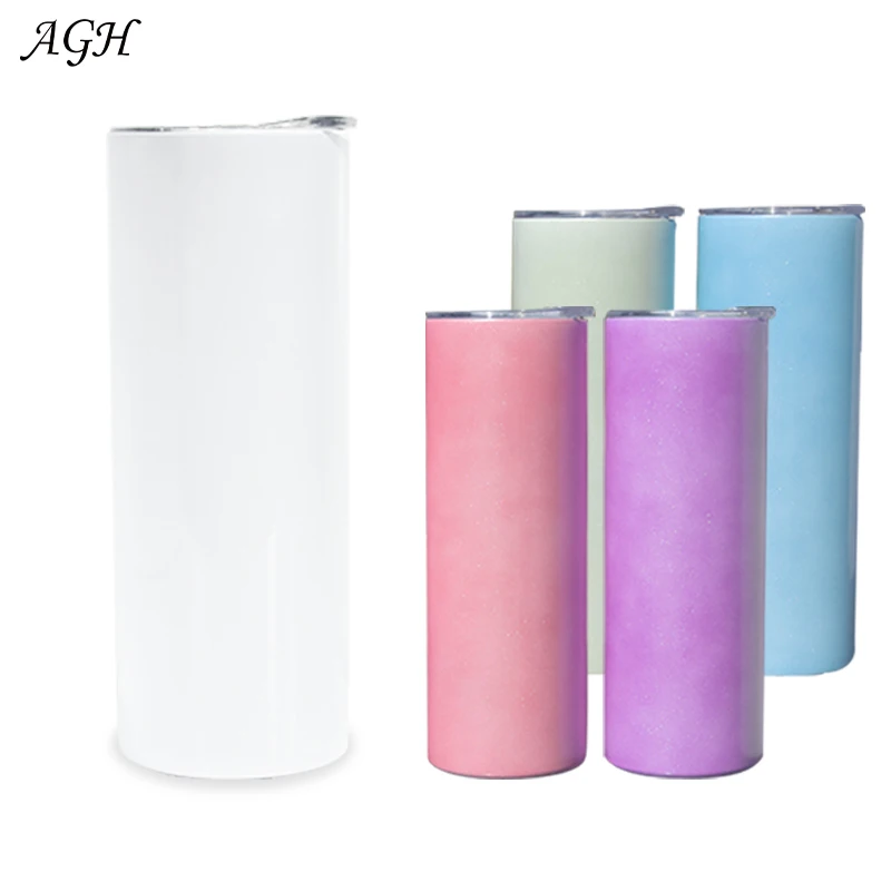 

USA Warehouse 20oz Skinny Straight Blank Stainless Steel Uv Color Changing Tumbler With Lid And Straw, Customized colors acceptable