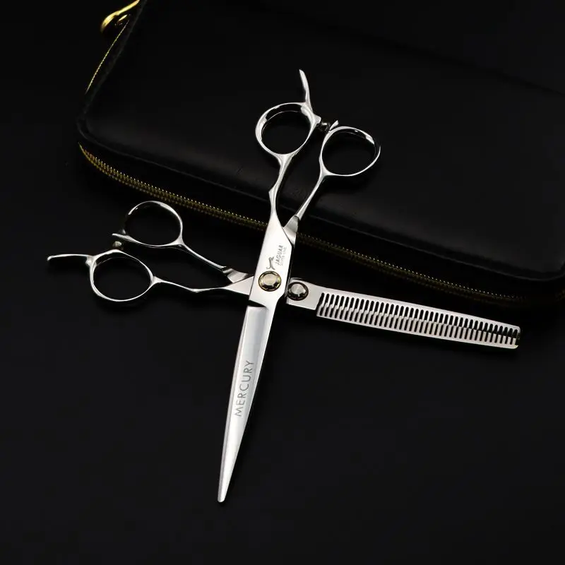 

superior quality JAGUAR 6.0/7.0 inch barber cutting/thinning hair scissors 440C 62HRC Hardness with retail gift case